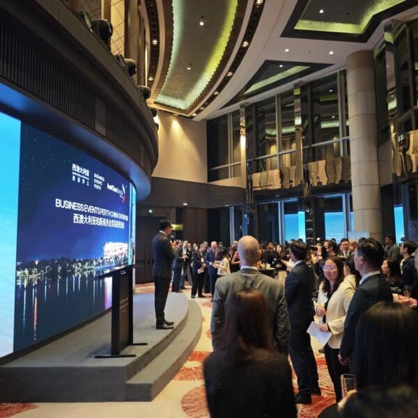 In Shanghai, at the Business Events Perth China Showcase